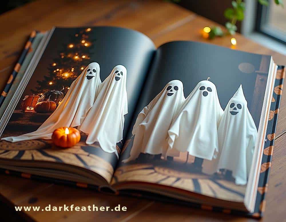 Fotobuch mit Gespensterparty zu Halloween