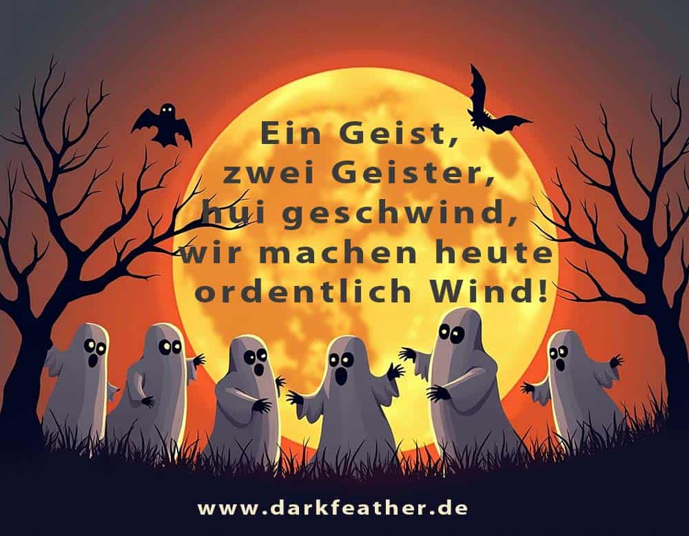 Halloween Geister-Sprüche