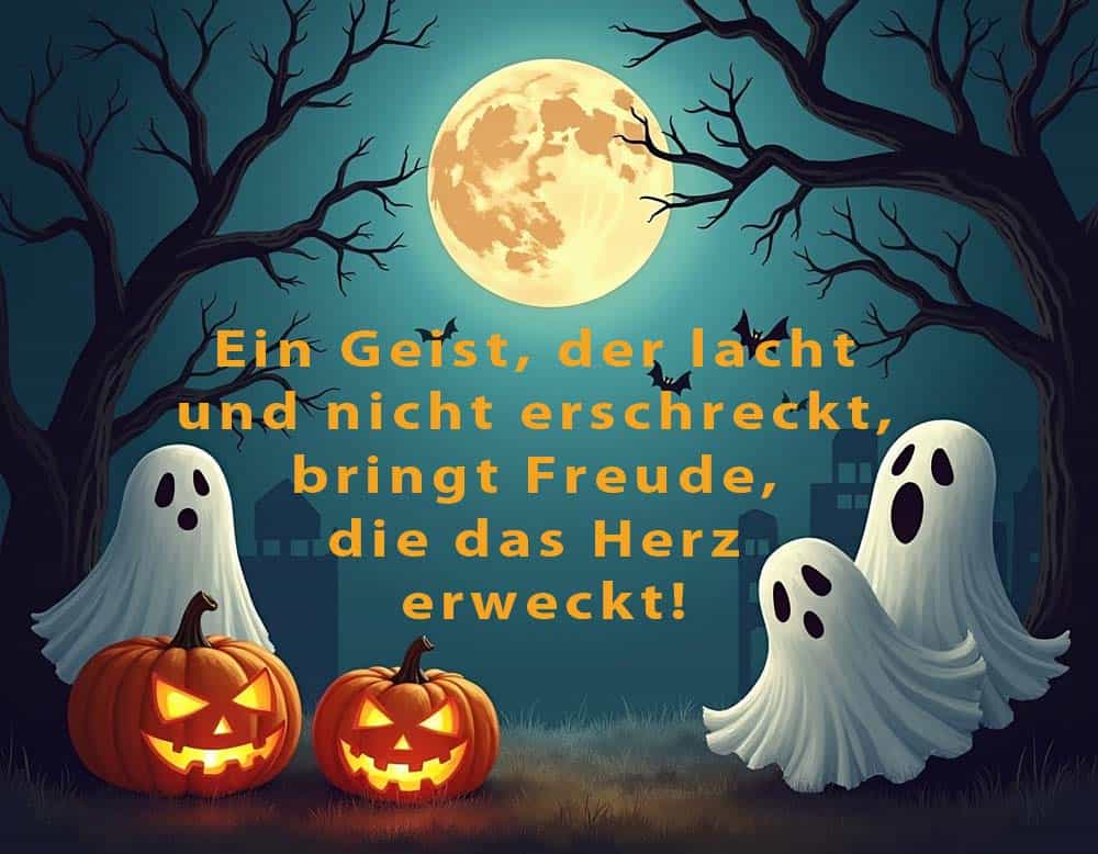 Halloween Geister-Sprüche