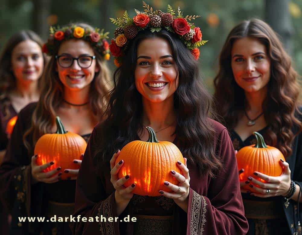 Heutige Feier des keltischen Halloweens