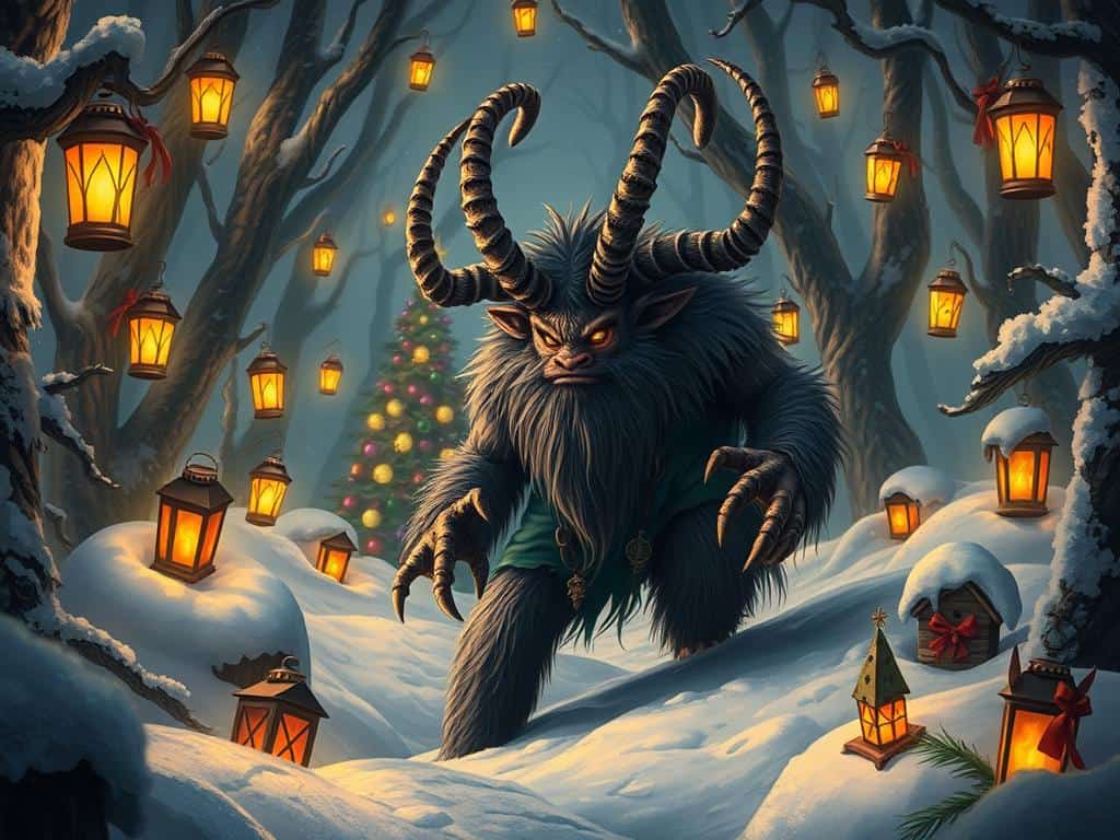 Krampus in der Weihnachtszeit