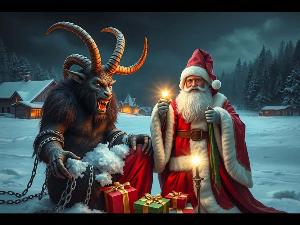 Krampus und Nikolaus