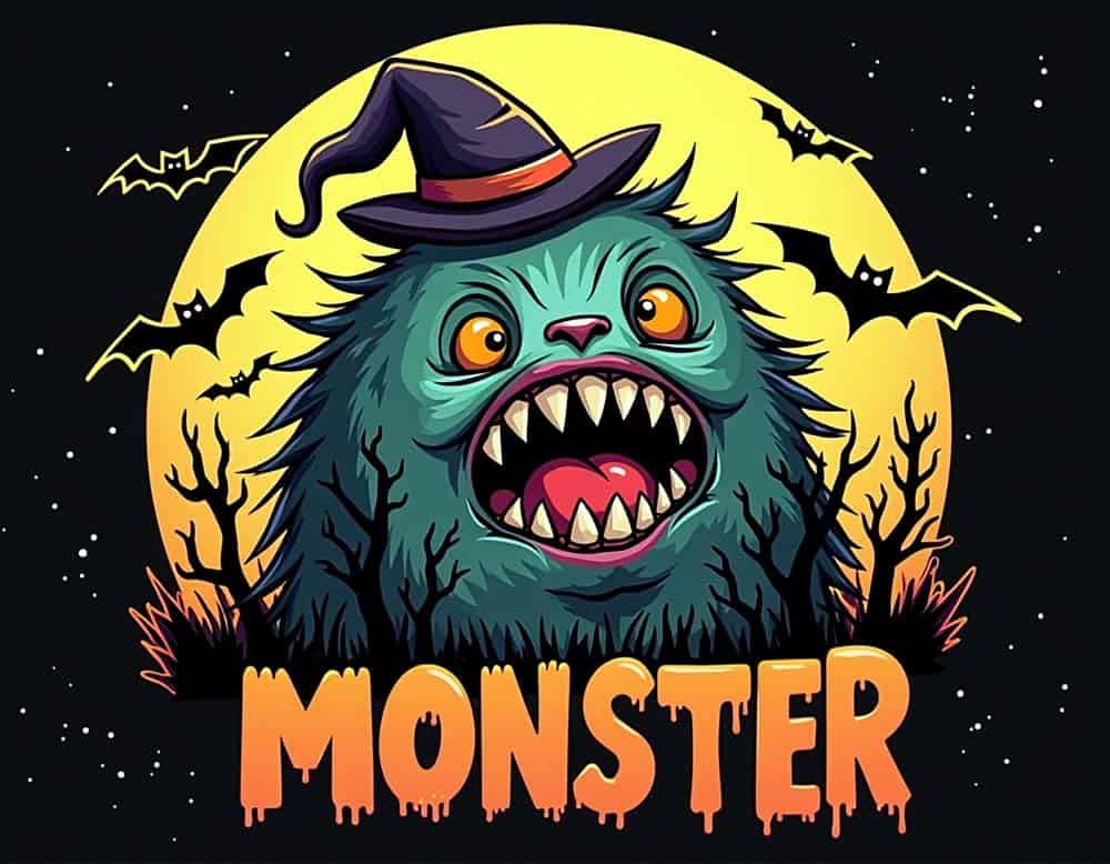 Monster zu Halloween Poster (NF)